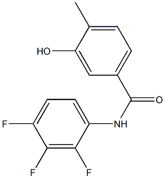 3-hydroxy-4-methyl-N-(2,3,4-trifluorophenyl)benzamide Structure