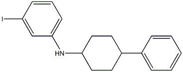 3-iodo-N-(4-phenylcyclohexyl)aniline 구조식 이미지