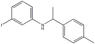 3-iodo-N-[1-(4-methylphenyl)ethyl]aniline 구조식 이미지