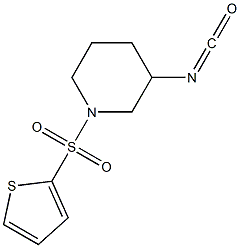 3-isocyanato-1-(thien-2-ylsulfonyl)piperidine Structure