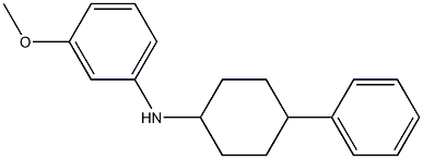 3-methoxy-N-(4-phenylcyclohexyl)aniline 구조식 이미지