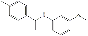 3-methoxy-N-[1-(4-methylphenyl)ethyl]aniline 구조식 이미지