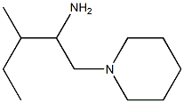 3-methyl-1-(piperidin-1-yl)pentan-2-amine 구조식 이미지