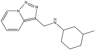 3-methyl-N-{[1,2,4]triazolo[3,4-a]pyridin-3-ylmethyl}cyclohexan-1-amine 구조식 이미지