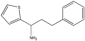 3-phenyl-1-(thiophen-2-yl)propan-1-amine 구조식 이미지