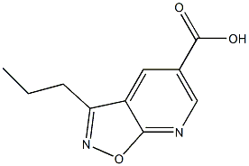 3-propylisoxazolo[5,4-b]pyridine-5-carboxylic acid Structure