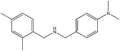 4-({[(2,4-dimethylphenyl)methyl]amino}methyl)-N,N-dimethylaniline 구조식 이미지