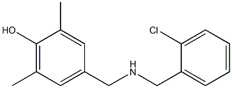 4-({[(2-chlorophenyl)methyl]amino}methyl)-2,6-dimethylphenol Structure