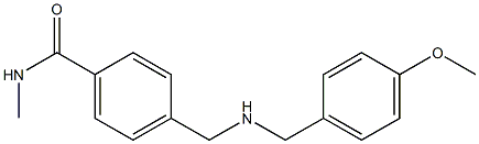 4-({[(4-methoxyphenyl)methyl]amino}methyl)-N-methylbenzamide 구조식 이미지