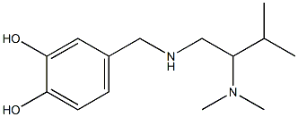 4-({[2-(dimethylamino)-3-methylbutyl]amino}methyl)benzene-1,2-diol 구조식 이미지
