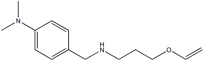 4-({[3-(ethenyloxy)propyl]amino}methyl)-N,N-dimethylaniline Structure