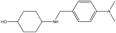 4-({[4-(dimethylamino)phenyl]methyl}amino)cyclohexan-1-ol 구조식 이미지