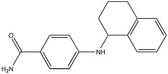 4-(1,2,3,4-tetrahydronaphthalen-1-ylamino)benzamide 구조식 이미지