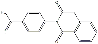 4-(1,3-dioxo-1,2,3,4-tetrahydroisoquinolin-2-yl)benzoic acid Structure