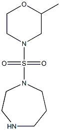 4-(1,4-diazepane-1-sulfonyl)-2-methylmorpholine 구조식 이미지