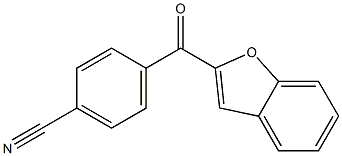 4-(1-benzofuran-2-ylcarbonyl)benzonitrile Structure