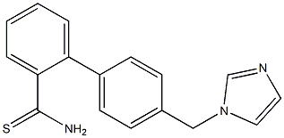 4'-(1H-imidazol-1-ylmethyl)-1,1'-biphenyl-2-carbothioamide 구조식 이미지