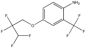 4-(2,2,3,3-tetrafluoropropoxy)-2-(trifluoromethyl)aniline 구조식 이미지