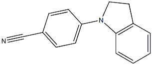 4-(2,3-dihydro-1H-indol-1-yl)benzonitrile Structure