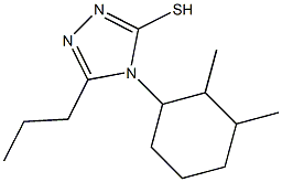 4-(2,3-dimethylcyclohexyl)-5-propyl-4H-1,2,4-triazole-3-thiol Structure