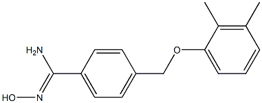 4-(2,3-dimethylphenoxymethyl)-N'-hydroxybenzene-1-carboximidamide 구조식 이미지