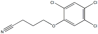 4-(2,4,5-trichlorophenoxy)butanenitrile Structure