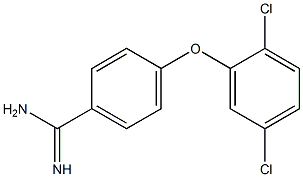 4-(2,5-dichlorophenoxy)benzene-1-carboximidamide 구조식 이미지