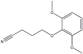 4-(2,6-dimethoxyphenoxy)butanenitrile 구조식 이미지