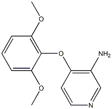4-(2,6-dimethoxyphenoxy)pyridin-3-amine 구조식 이미지