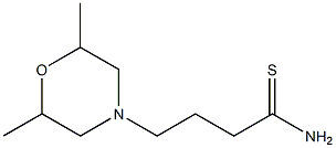 4-(2,6-dimethylmorpholin-4-yl)butanethioamide Structure