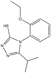 4-(2-ethoxyphenyl)-5-(propan-2-yl)-4H-1,2,4-triazole-3-thiol Structure