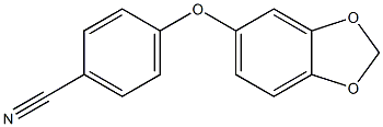 4-(2H-1,3-benzodioxol-5-yloxy)benzonitrile Structure