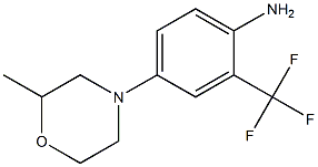 4-(2-methylmorpholin-4-yl)-2-(trifluoromethyl)aniline Structure