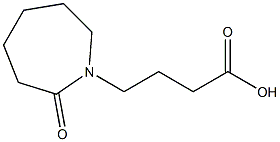 4-(2-oxoazepan-1-yl)butanoic acid 구조식 이미지