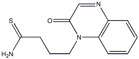 4-(2-oxoquinoxalin-1(2H)-yl)butanethioamide 구조식 이미지