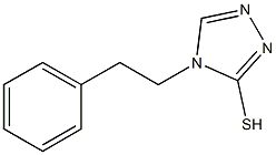 4-(2-phenylethyl)-4H-1,2,4-triazole-3-thiol Structure