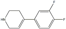 4-(3,4-difluorophenyl)-1,2,3,6-tetrahydropyridine Structure