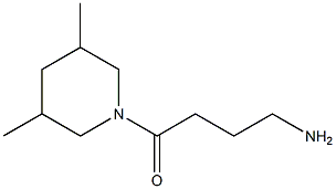 4-(3,5-dimethylpiperidin-1-yl)-4-oxobutan-1-amine 구조식 이미지