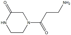 4-(3-aminopropanoyl)piperazin-2-one Structure