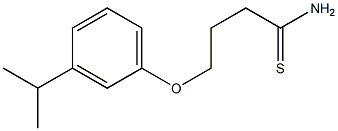 4-(3-isopropylphenoxy)butanethioamide 구조식 이미지