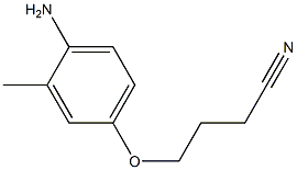 4-(4-amino-3-methylphenoxy)butanenitrile Structure