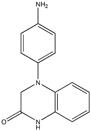 4-(4-aminophenyl)-1,2,3,4-tetrahydroquinoxalin-2-one 구조식 이미지