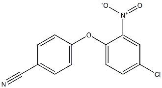 4-(4-chloro-2-nitrophenoxy)benzonitrile Structure