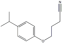 4-(4-isopropylphenoxy)butanenitrile Structure