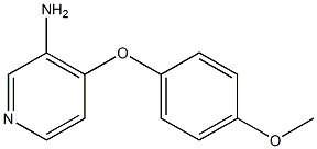 4-(4-methoxyphenoxy)pyridin-3-amine Structure