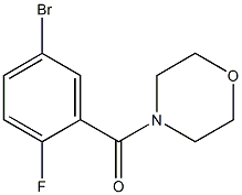 4-(5-bromo-2-fluorobenzoyl)morpholine Structure