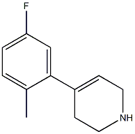 4-(5-fluoro-2-methylphenyl)-1,2,3,6-tetrahydropyridine 구조식 이미지