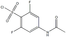 4-(acetylamino)-2,6-difluorobenzenesulfonyl chloride Structure