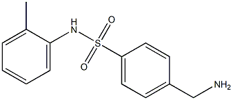 4-(aminomethyl)-N-(2-methylphenyl)benzene-1-sulfonamide 구조식 이미지