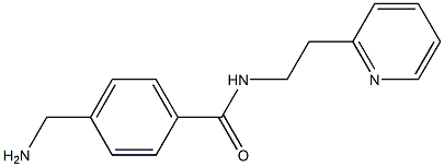 4-(aminomethyl)-N-(2-pyridin-2-ylethyl)benzamide 구조식 이미지